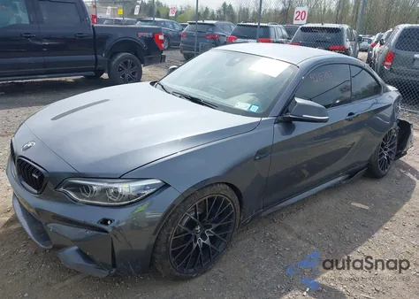 2018 BMW M2 z USA, uszkodzony, nr VIN WBS1J5C57JVD36878